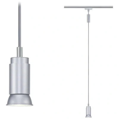 Afbeelding van Paulmann Runa 230V railsysteem lamp, Hanglamp URail GU10 Chroom (mat)