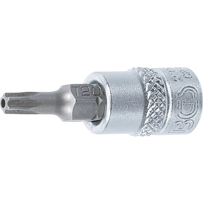 Afbeelding van BGS Dopsleutelbit 1/4&quot; Torx met boring T20