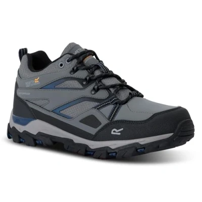 Afbeelding van Regatta Holcombe Low III wandelschoenen voor heren, Graniet Moonlight Denim, 43 EU