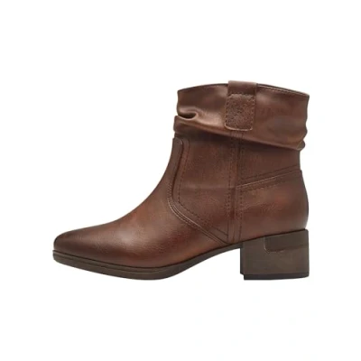 Afbeelding van Jana Dames Boot Heel 8 25375 43 Modelaarzen, cognac, 36 EU Breed