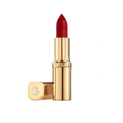 Afbeelding van L’Oréal Paris Color Riche Satin 300 Le Rouge Lippenstift Verzorgende Lipstick Formule verrijkt met arganolie Rood 4,54gr