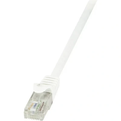 Afbeelding van LogiLink CP2031U RJ45 Netwerkkabel, patchkabel CAT 6 U/UTP 1.00 m Wit Snagless 1 stuk(s)