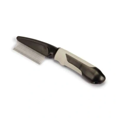 Afbeelding van Beeztees Verzorgingskam Kattenverzorging Medium Zwart Grijs Afmeting: 21x5x3 cm