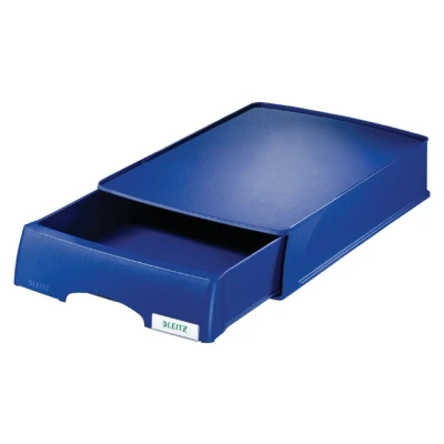 Afbeelding van Brievenbak Leitz Plus met lade A4 maxi blauw
