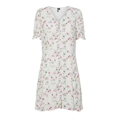 Afbeelding van Pieces Pcfya Dress Jurk, Dames, Maat: Small, Cloud dancer