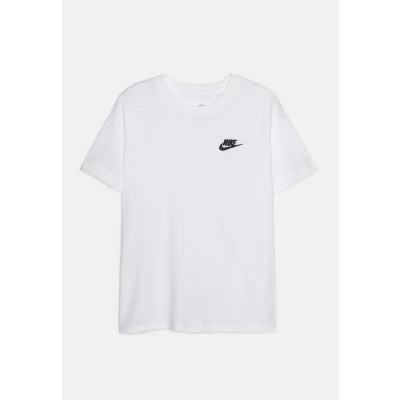 Afbeelding van Nike Sportswear TEE Futura Unisex Tshirt basic voor kinderen, Maat: 137/147, White