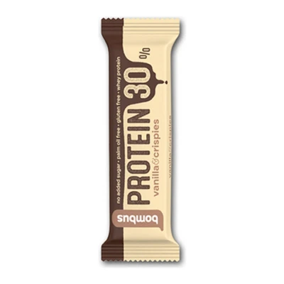 Afbeelding van Bombus Protein 30% Bar Vanilla &amp; Crispies 20 x 50 gram