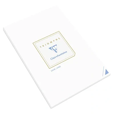 Afbeelding van Clairefontaine 6174C Blok Triomphe Correspondentiepapier 50 Gelijnde Vellen A4 21x29,7 cm 90g/m².