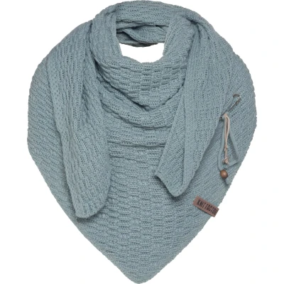 Afbeelding van Knit Factory Jaida Halsdoek, Dames, Maat: One Size, Stone green