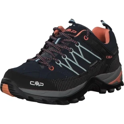 Afbeelding van CMP Rigel LOW Trekking Shoes WP Outdoorschoenen, Dames, Maat: 37, Blau Leer/ synthetisch