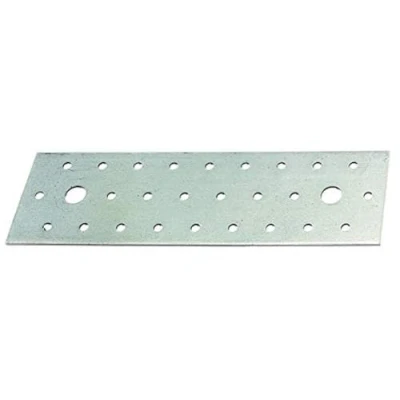 Afbeelding van Alberts 25 x geperforeerde plaat sendzimir verzinkt 200 60 mm