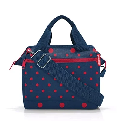 Afbeelding van Reisenthel Allrounder Cross Schoudertas 4L Mixed Dots Red Rood