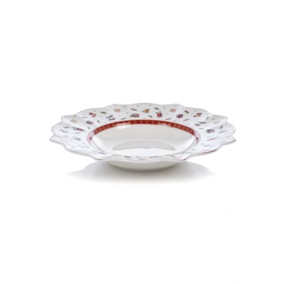 Afbeelding van Villeroy &amp; Boch Toy&#039;s Delight Diep Bord Wit 26 cm 4 stuks