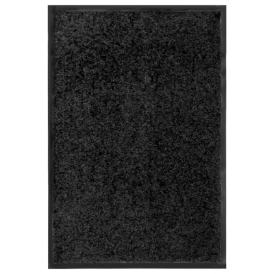 Afbeelding van Deurmat wasbaar 40x60 cm zwart