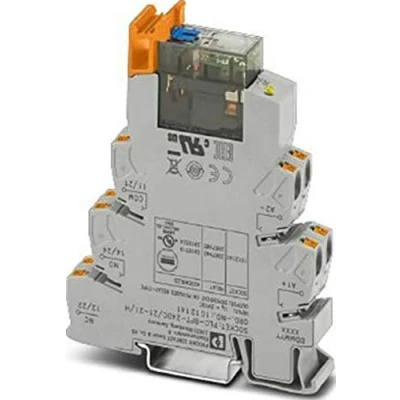 Afbeelding van Phoenix Contact PLC RPT 24DC/21 21/MS Relaismodule Nominale spanning: 24 V/DC Schakelstroom (max.): 6 A 2x wisselcontact 1 stuk(s)
