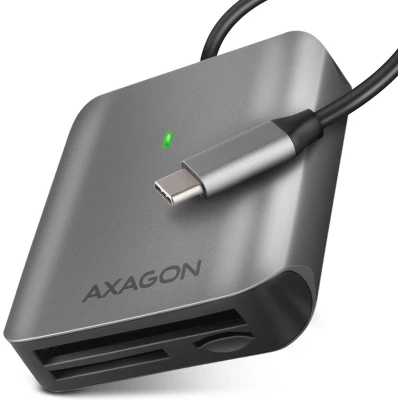 Afbeelding van AXAGON CRE S3C External card reader USB C 3.2 Gen 1, 3 slot &amp; lun SD/microSD/CF, UHS II