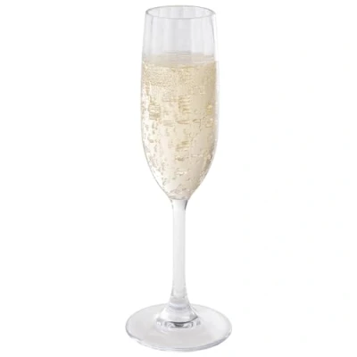 Afbeelding van APS 10540 Mousserend wijnglas van transparant Tritan kunststof, Ø 5 cm, hoogte 23 190 ml