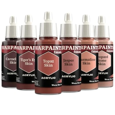 Afbeelding van The Army Painter, Warpaints Fanatic Flexible Triad: Warm Skin Tones, 6 x 18 ml Acrylverf, Miniatuurschilderen als Hobby, Kwaliteitsverf voor Miniatuur Wargaming