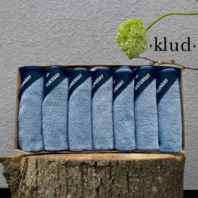 Afbeelding van Klud microvezel vaatdoekjes set van 7 Dusty Blue