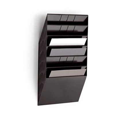 Afbeelding van Durable 1709785060 Folderhouder Flexiboxx 6 A4 liggend formaat, 1 set, compartimenten, zwart