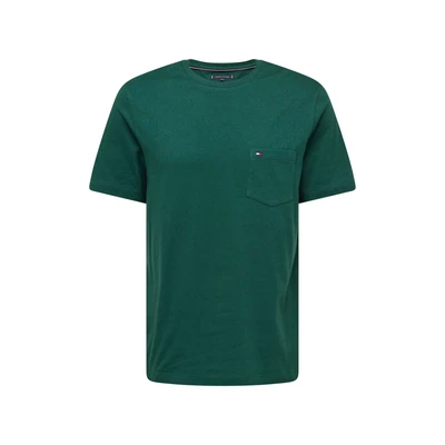 Afbeelding van Tommy Hilfiger Essential TEE Tshirt basic, Heren, Maat: XS, Ornamental green