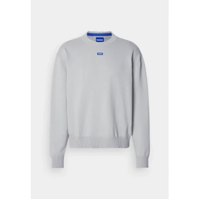 Afbeelding van HUGO SAN Casey Trui, Heren, Maat: Small, Open grey