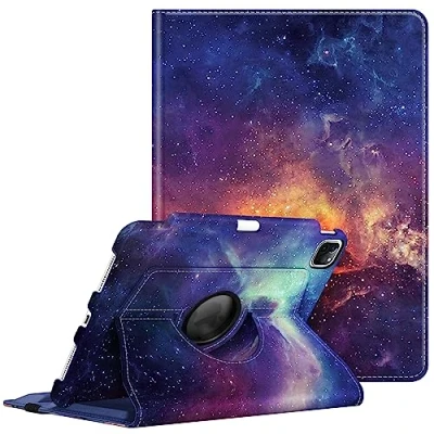 Afbeelding van Fintie Hoes voor iPad Pro 11 2021 (3e Generatie) [Ingebouwde Penhouder] 360 Graden Draaibare Beschermhoes Case Cover mit Standfunktion 11&quot; 2021/2020 / 2018, (Z Galaxy)