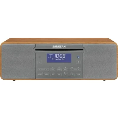 Afbeelding van Sangean DDR 47BT Walnut DAB+/FM digitale radio met CD speler, bluetooth en aux