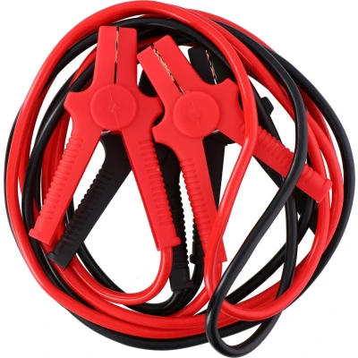Afbeelding van Dunlop Set Startkabels 2 Stuks 25mm2 3.5 Meter 12V/ 24V 350 A Geïsoleerde Klemmen