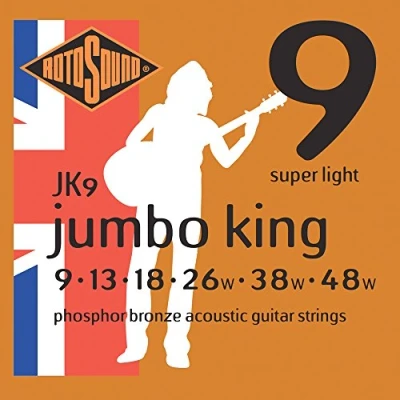 Afbeelding van Rotosound JK9 Jumbo King 009 snaren set akoestisch