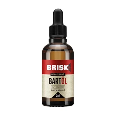 Afbeelding van Brisk Baardolie 2 in 1, 50 ml