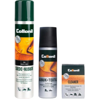 Afbeelding van Collonil 3 delig Schoenverzorging set Suède + Nubuck Zwart