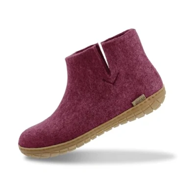 Afbeelding van Glerups Laars met rubber zool Cranberry 38