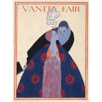 Afbeelding van onthewall Vanity Fair Vintage Covers Pop Art Poster Print 1919 (OTW0024), wit, 30 x 40 cm