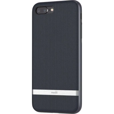 Afbeelding van Moshi Vesta case iPhone 7 Plus 8 hoesje Blauw