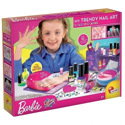 Afbeelding van Lisciani, Nagelkunst + Valse nagels, Modieuze Barbie manicure lamp 102747