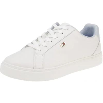 Afbeelding van Polyester Vetersneaker Met Contrasterende Details