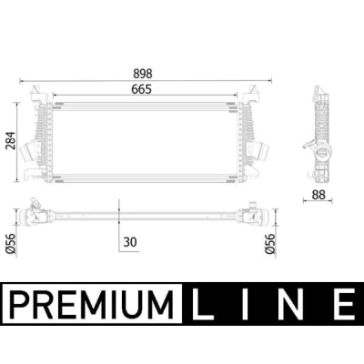 Afbeelding van Mahle Original Interkoeler CI 542 000P