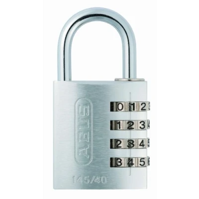 Afbeelding van ABUS 495434 145 / 40_PLATA_B Aluminium candado combinacion 40 mm 4 digitos plata blister