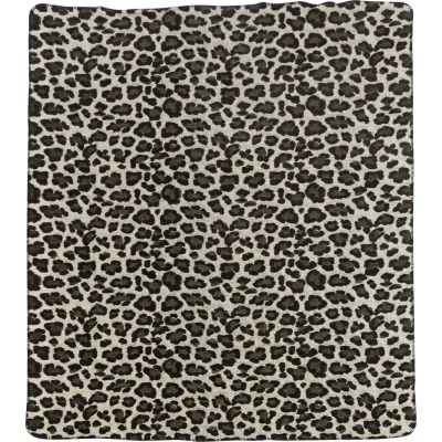 Afbeelding van done.® Deken Leopard met siernaad in luipaard look, knuffeldeken
