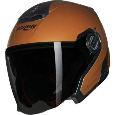 Afbeelding van Nolan N40 5 06 Classico Nobile N Com Jet Helm, bruin beige, afmeting S voor man