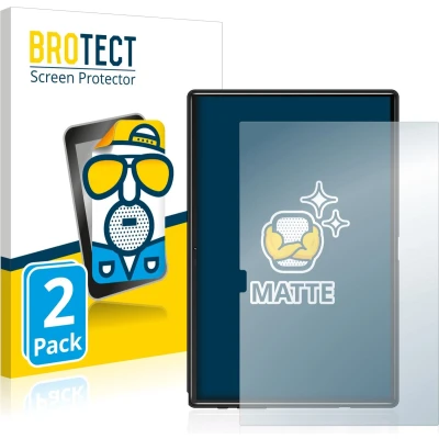 Afbeelding van BROTECT Anti glansfolie Schermbeschermer Matte schermbeschermfolie (2 Stuk, T5), Tablet beschermfolie