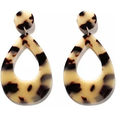 Afbeelding van Jomide Oorhangers Bohemia Leopard Dames