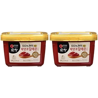 Afbeelding van Chung Jung One Sunchang Gochujang kruidenpotjes, 500 g, 2 stuks