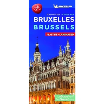 Afbeelding van Pianta di Bruxelles 19504. Carta plastificata: Laminated City Plan