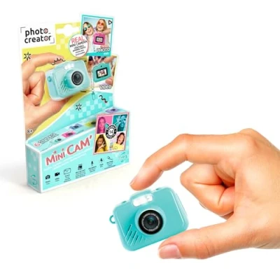 Afbeelding van Canal Toys Photo Creator Mini Cam&#039; digitale camera en video origineel met sleutelhanger 1 GB SD kaart inbegrepen CLK 058, turquoise