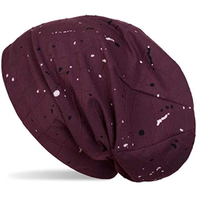 Afbeelding van styleBREAKER muts met plooitjes en over de kleurspatten, slouch longbeanie, unisex 04024149, Farbe:Donkerblauw