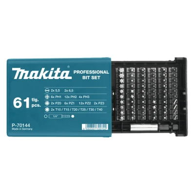Afbeelding van Makita Schroefbit Set 61 Delig P 70144