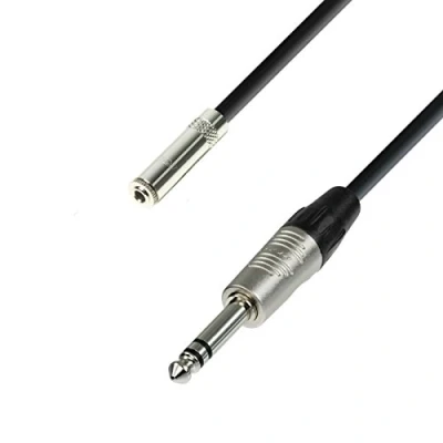 Afbeelding van Adam Hall Cables 4 STAR BYV 0300 Symmetrische kabel REAN mini jack vrouwelijk TRS naar 3 m