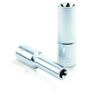 Afbeelding van E Torx inzetstuk TOPTUL 1/2&quot; E12 diep (lang, 77mm)